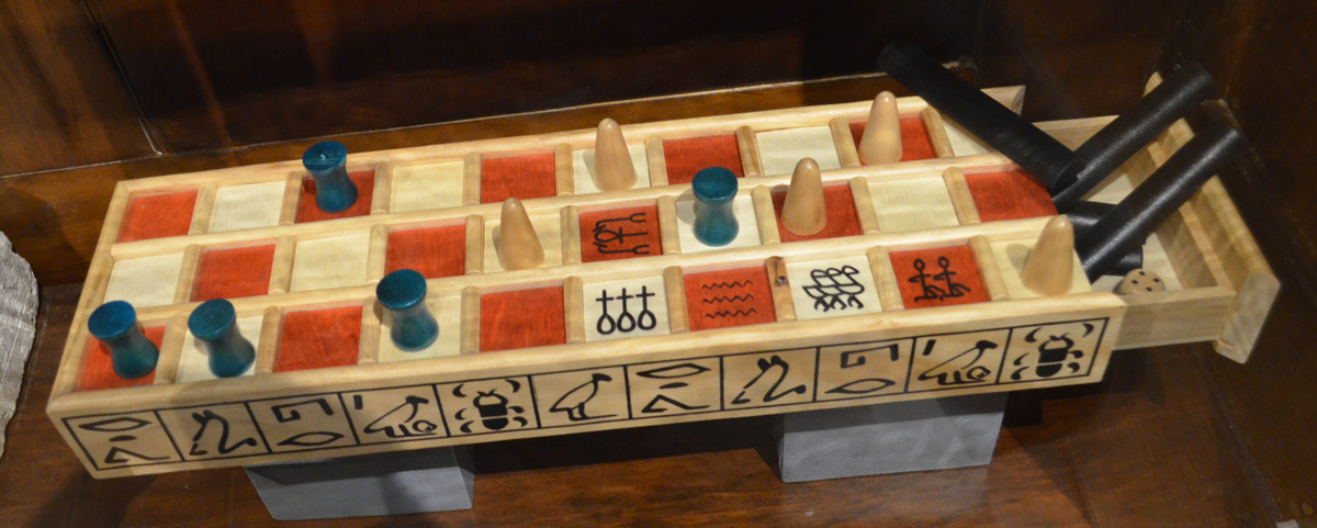 زسازی یک بازی تخته ای که در مقبره توتان خامون