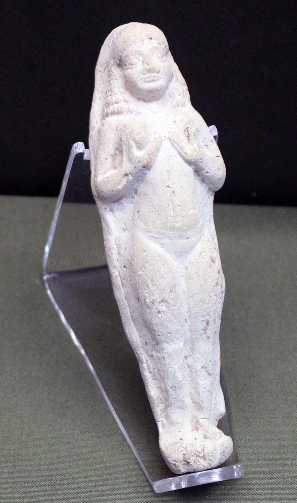 مجسمه سفالی مادر