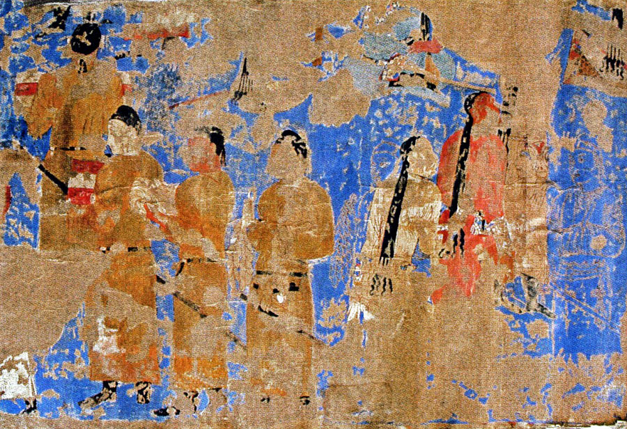 چینی ها در نقاشی افراسیاب