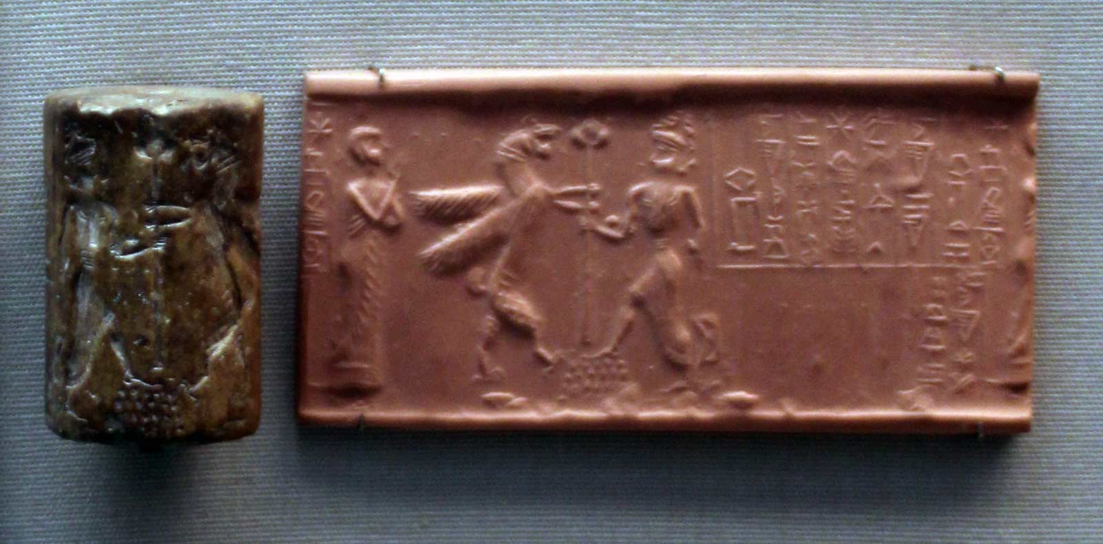 مهر سنگی سومری