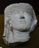سر مجسمه اشکانیان