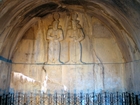سنگ نگاره شاپور دوم و سوم  تاق بستان